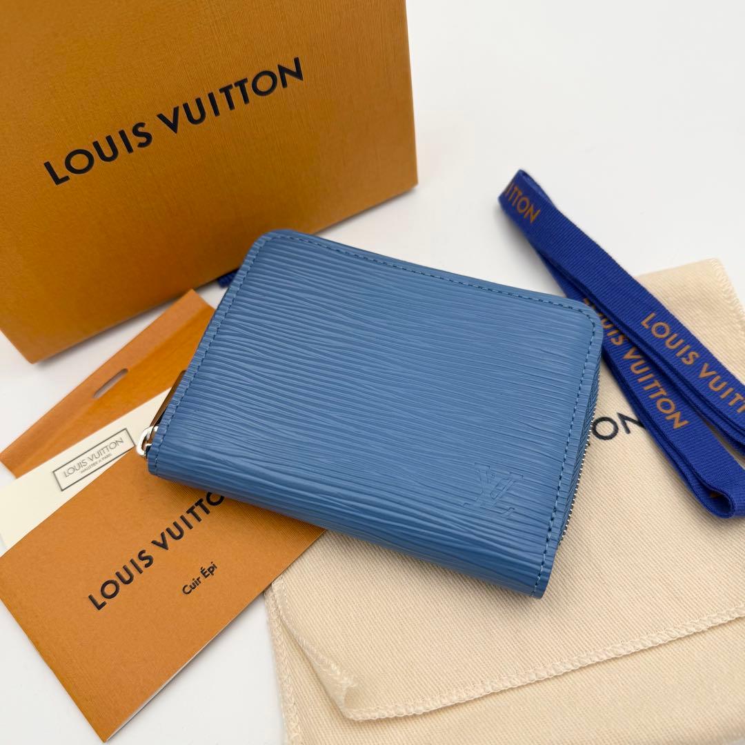 未使用✨ LOUIS VUITTON ジッピー パース アンディゴブルー 未使用 LOUIS VUITTON ジッピー コインパース アンディゴブルー - メルカリ