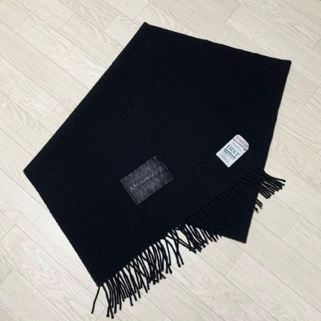 モンクレール　ブラック マフラー フリンジ付き　5K16 楽天市場】モンクレール マフラー ストール スカーフ フリンジ