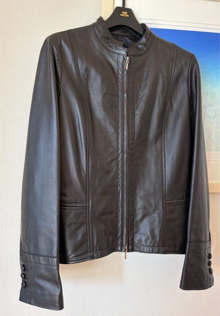 DAMA Collection 羊革ジャケット　美品！ 2026年最新】ダーマコレクションラムジャケットの人気アイテム - メルカリ