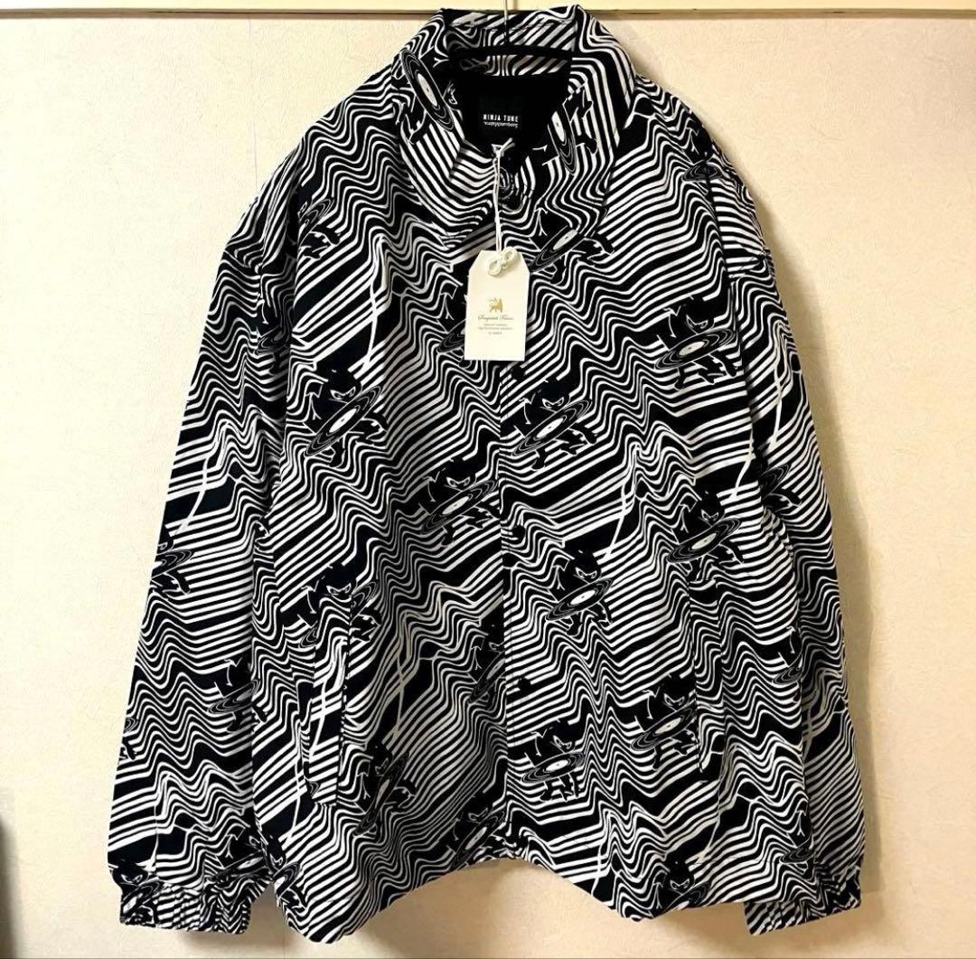★新品★Sasquatchfabrix Ninja Tune コーチジャケット サスクワァッチファブリックスxニンジャ・チューンのコラボ