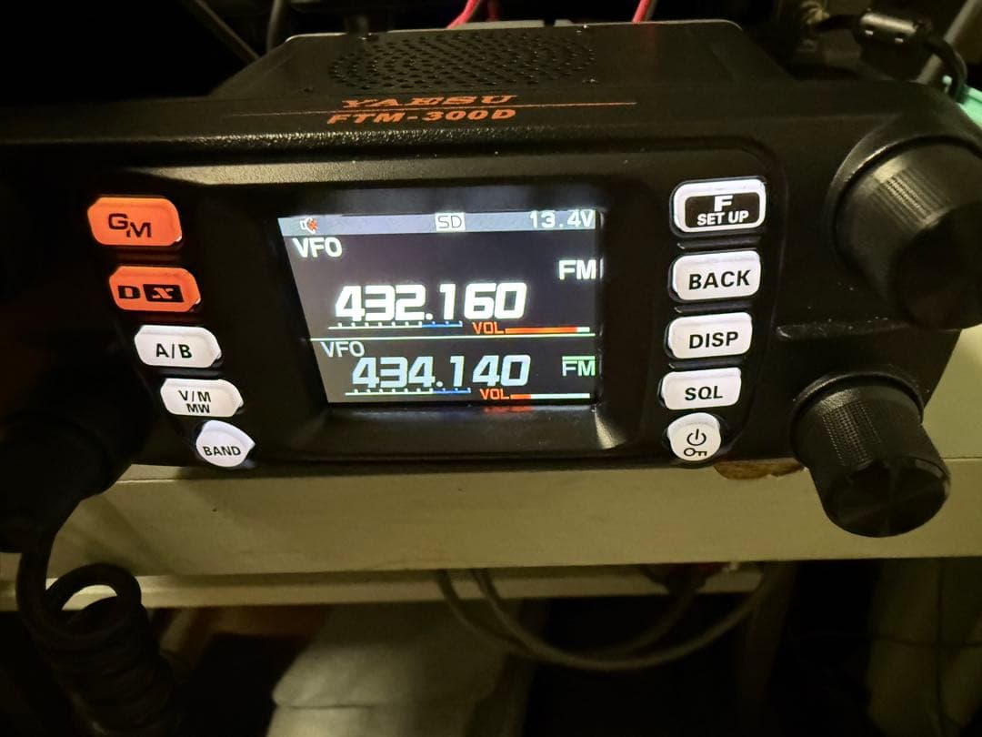 YAESU FTM-300DS デュアルバンドトランシーバー　20Ｗ機　 美品 八重洲無線 アマチュア無線 FTM-300DS C4FM/FM 144/430MHzデュアル