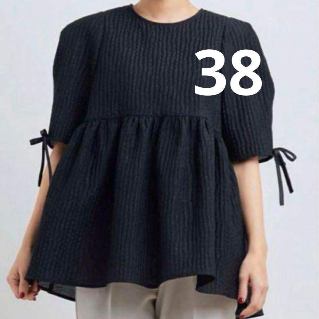 yori ヨリ フクレフレアブラウス ブラック 38 - メルカリ