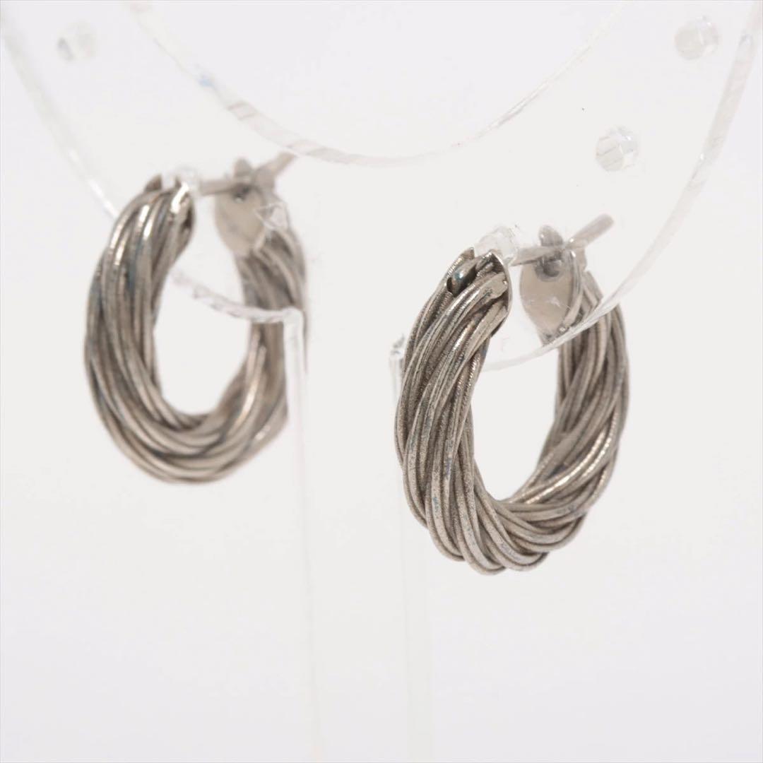 ボッテガヴェネタ ツイストフープピアス our'sローズさん着用 片耳