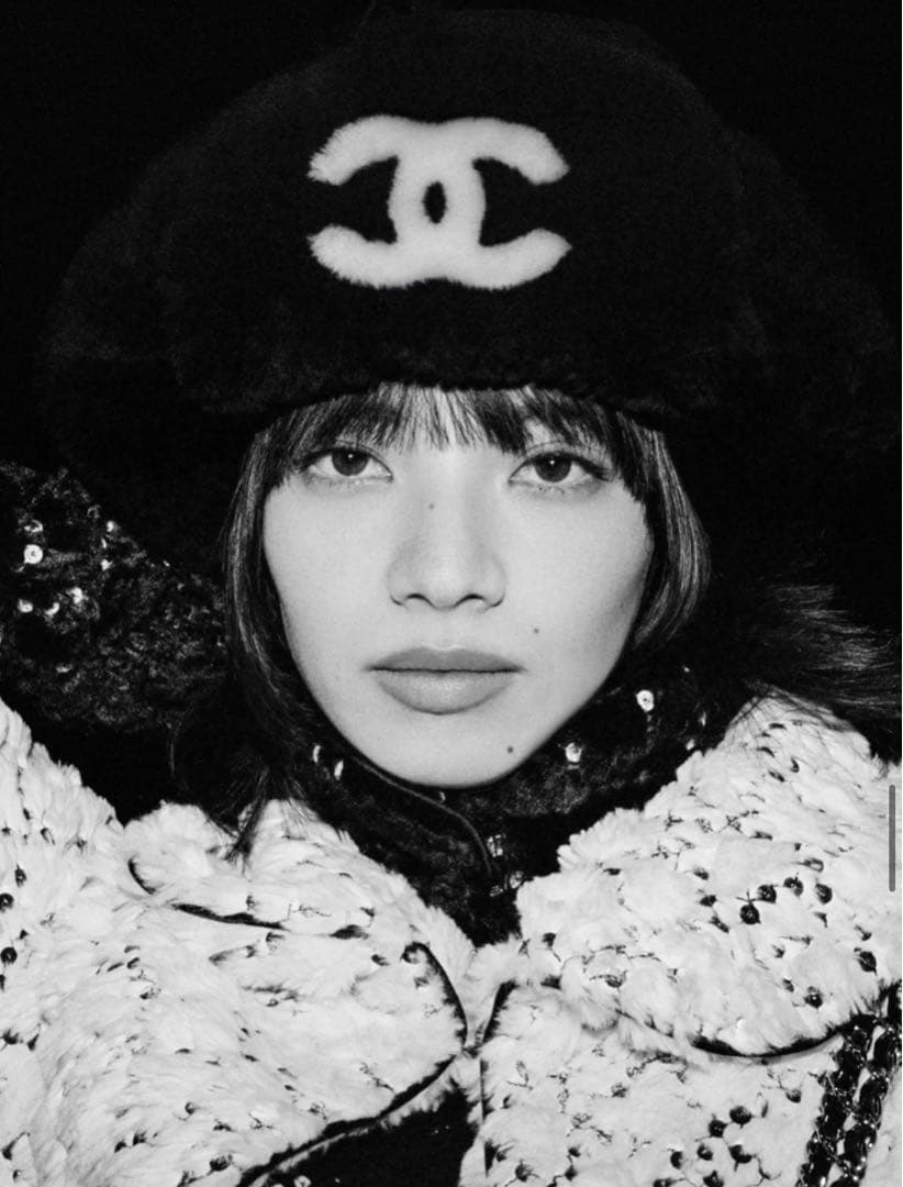 新品未使用】CHANELチャプカハット フライトキャップ ココネージュ 黒