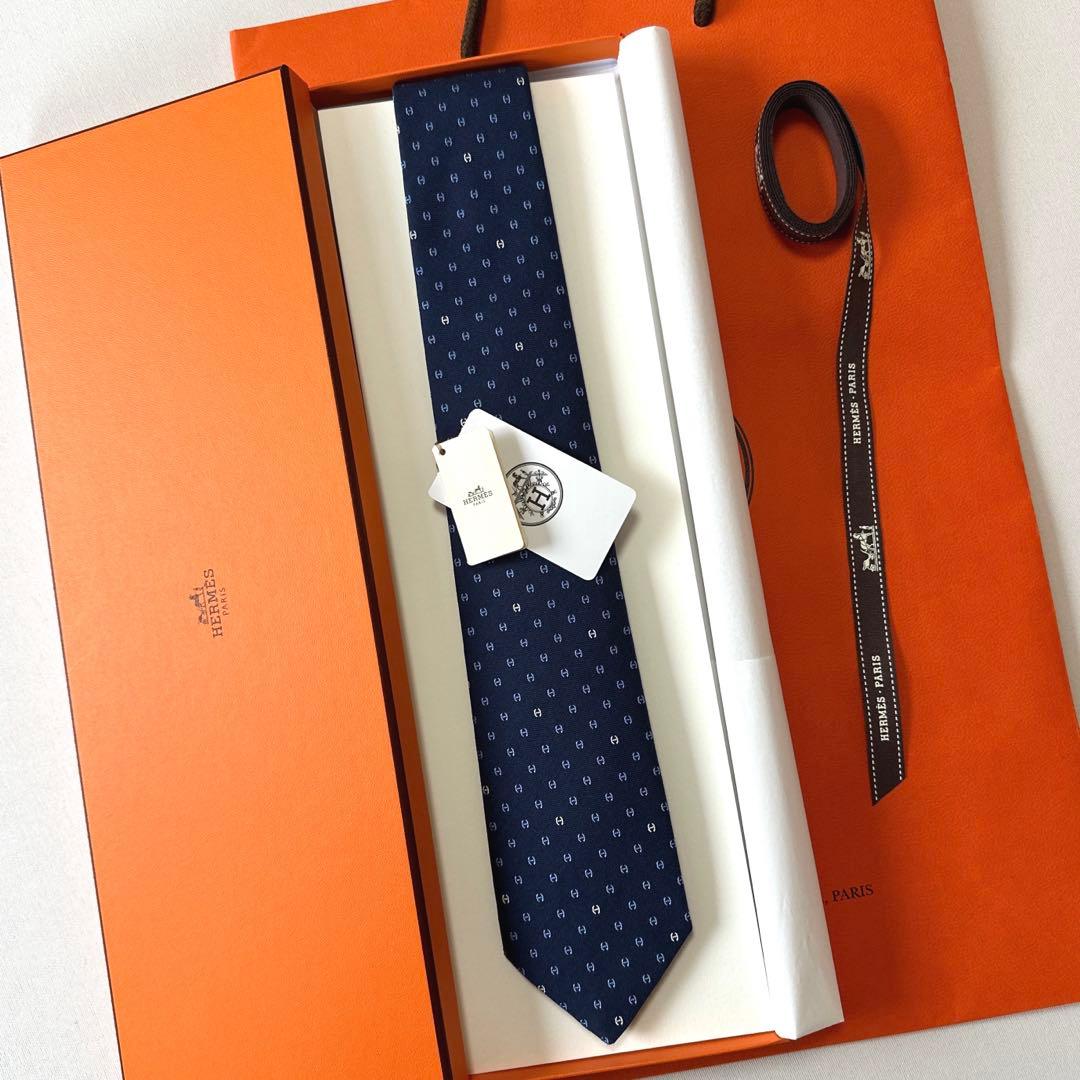エルメス ネクタイ《Hトノー》新品 未使用