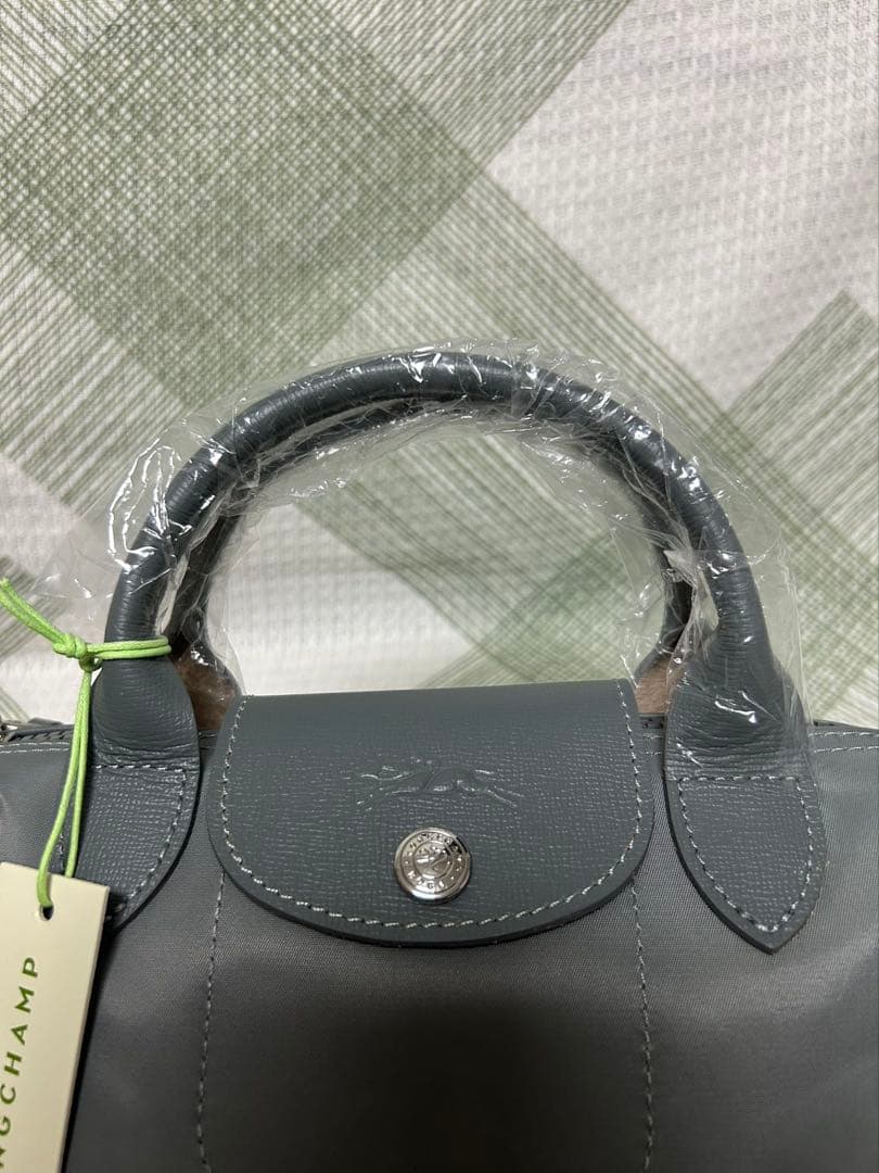 《LONGCHAMP》プリアージュ トップハンドバッグ　XS/グレー