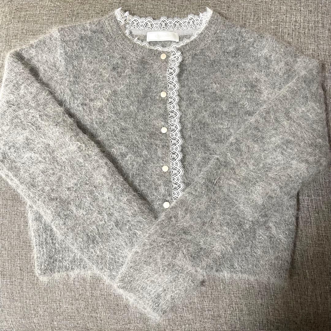 CELFORD セルフォード レーストリミングニットカーディガン - メルカリ