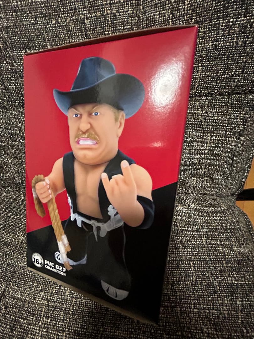 16dソフビコレクション☆不沈艦スタン・ハンセン（黒コスチューム）HAO