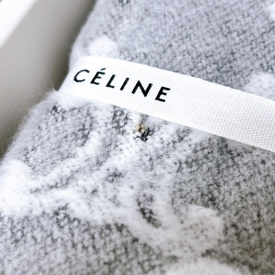 未使用品 セリーヌ マカダム 綿毛布 2枚セット 140×200cm 人気 寝具