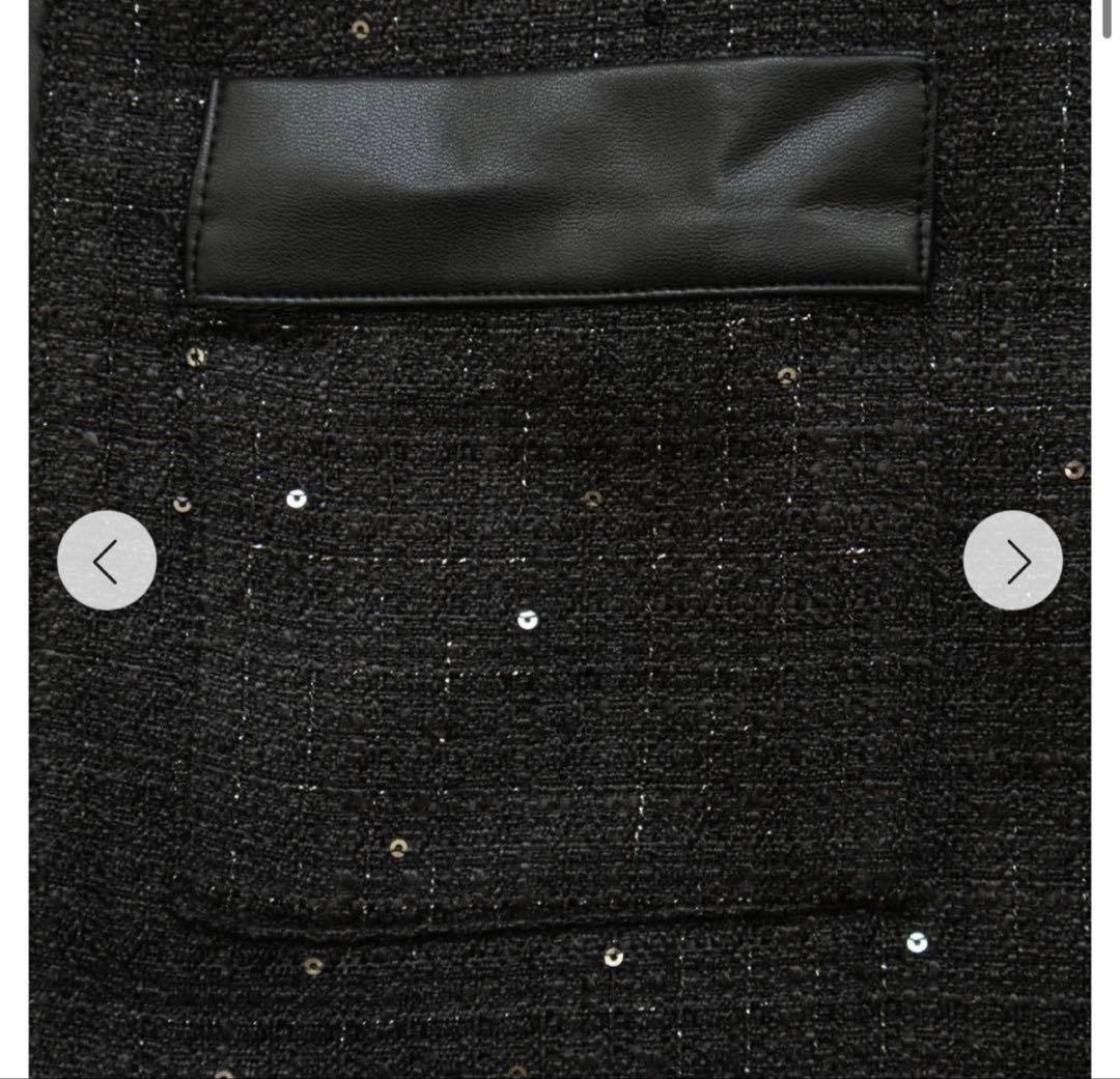 新品未開封！ Randy 2wayカービーツイードワンピース BLK M - メルカリ