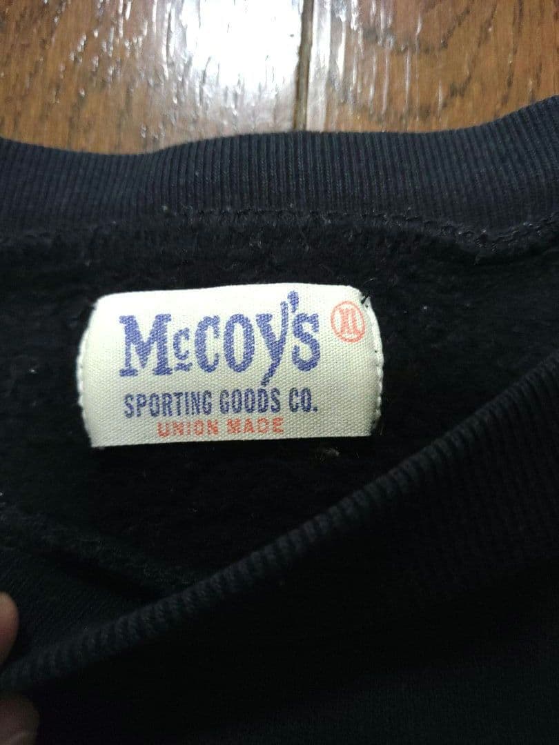 McCOY'S BUCO HELMETS スウェット XL 黒