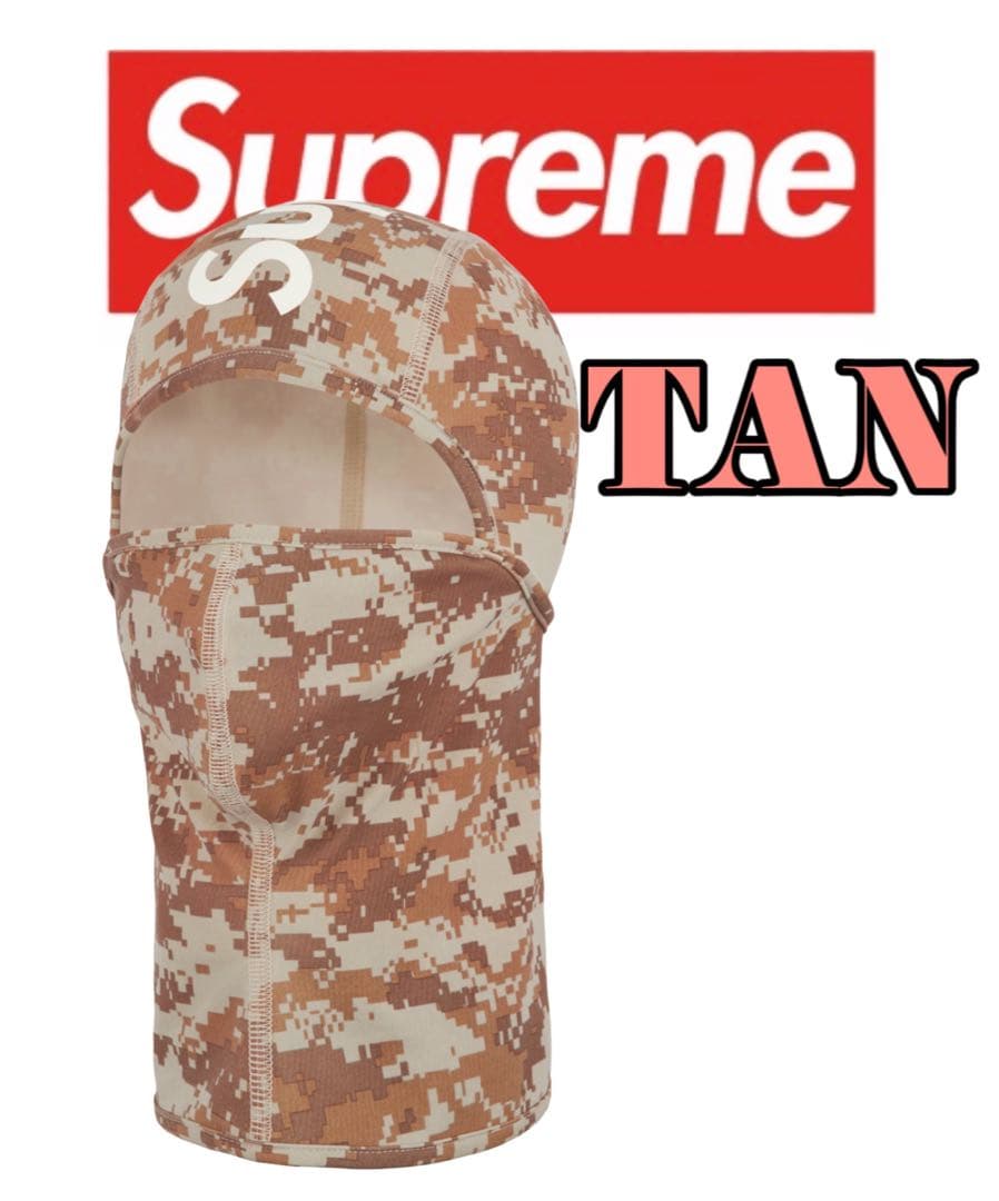 個人装備 Supreme Heat Reactive Digi Camo Tan Supreme Heat Reactive Digi Camo Balaclava (FW25) – DISTRICT ONE NY