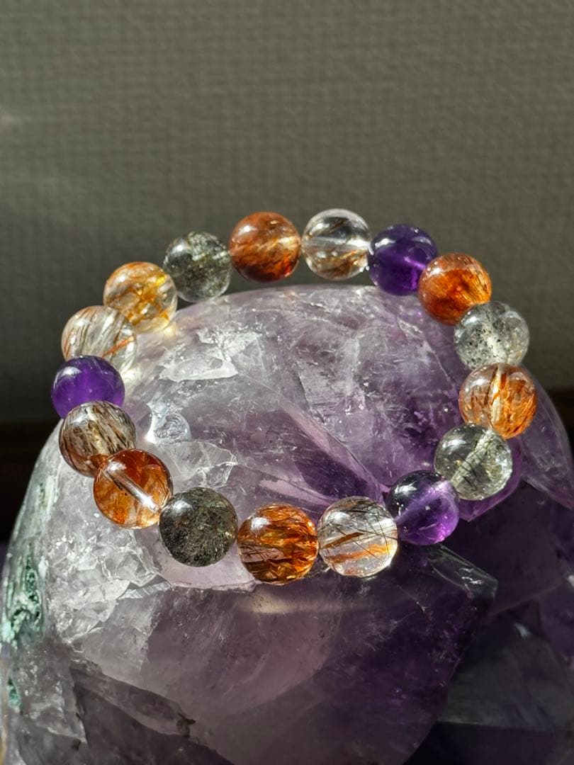 天然スーパーセブンブレスレット　12.5mm