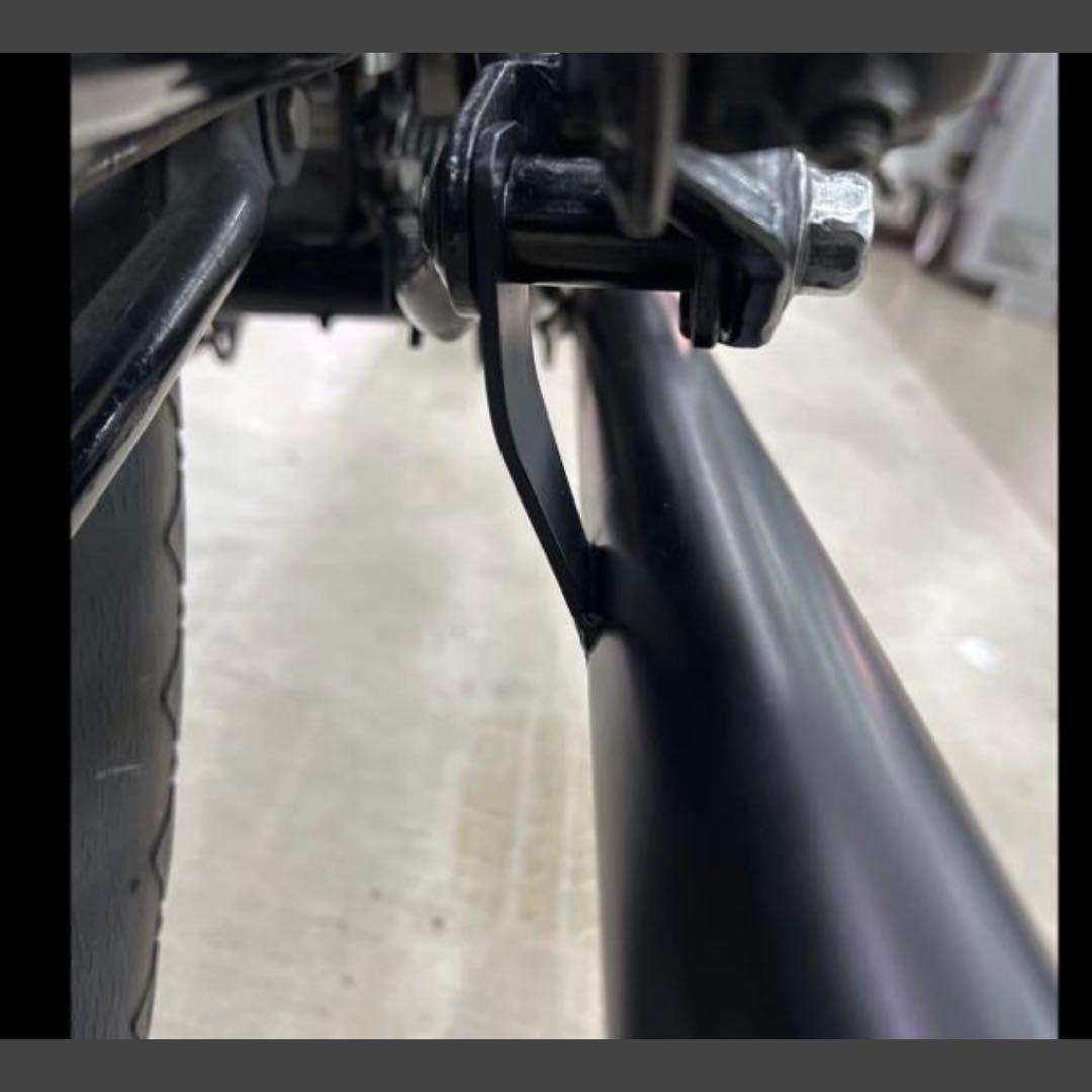 ワンオフ SR400 ショート菅 ドラッグパイプスラッシュカットマフラー