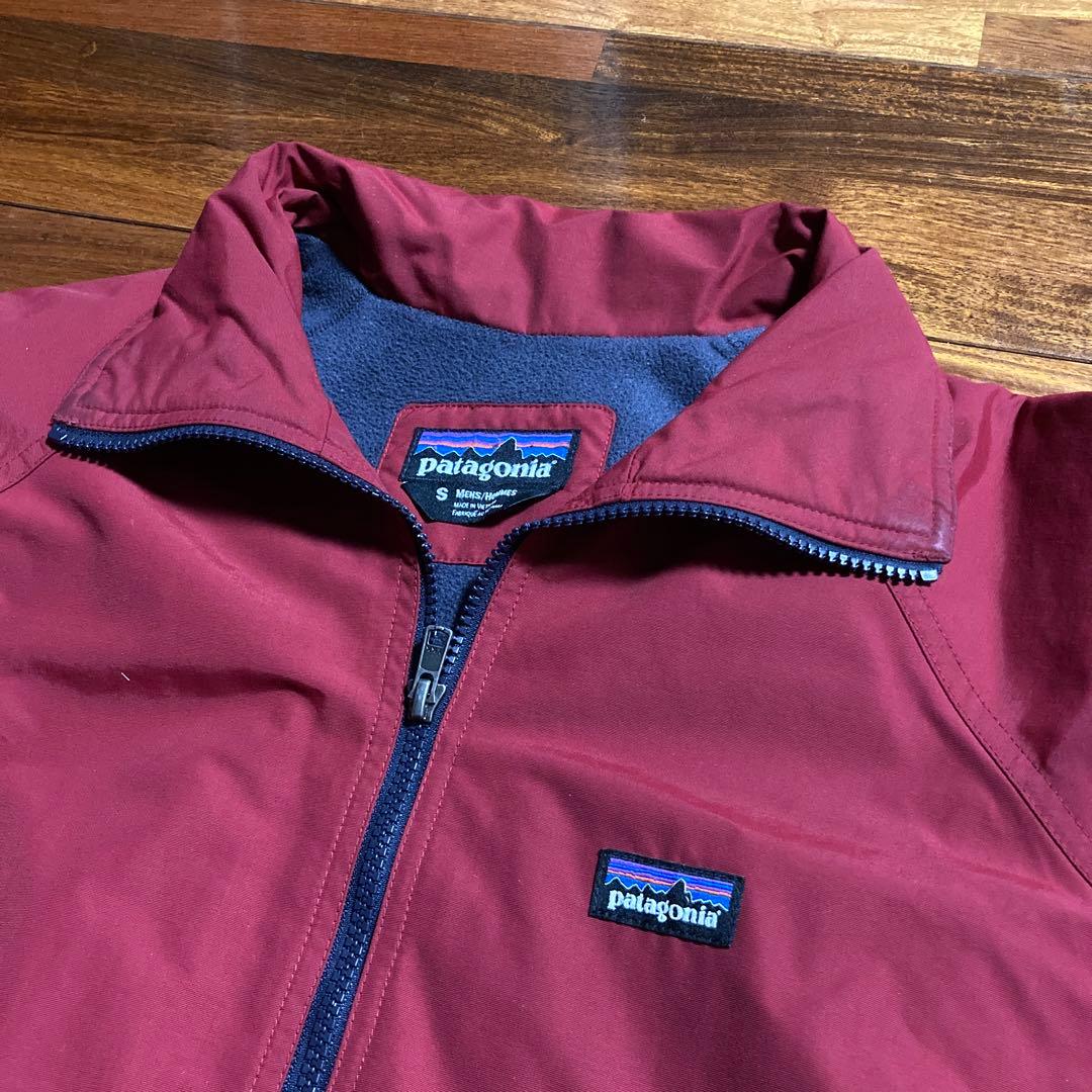 patagonia パタゴニア シェルドシンチラジャケット S バーガンディー