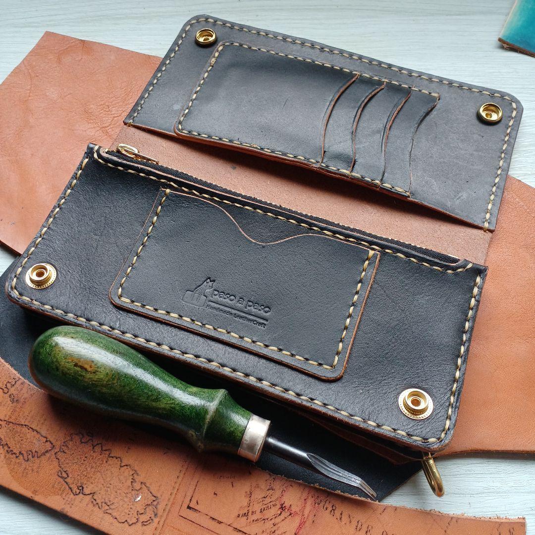 トラッカーウォレット　ロング　茶芯　42TALON ショートトラッカーウォレット42 茶芯 栃木レザー – BACKORDER