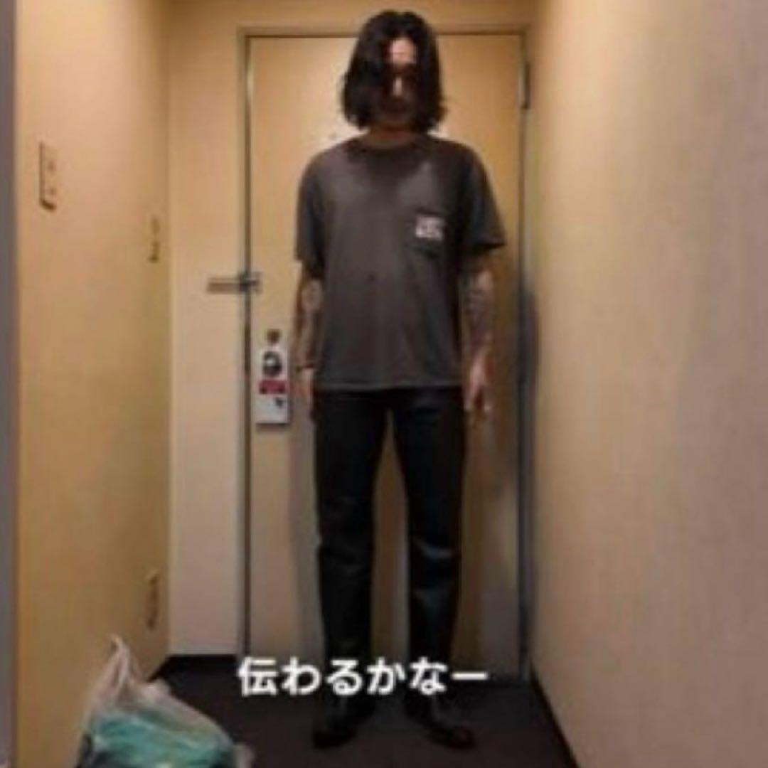 レア 比較的美品 山田蓮着用 Old Gap 肉厚 カウレザーパンツ ブラック