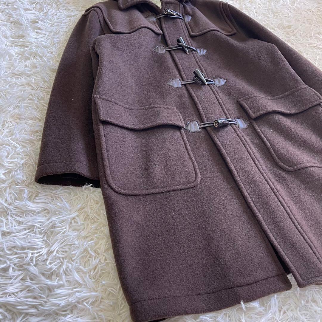 希少タグ✨ ブルックスブラザーズ L チェック ウール ダッフルコート