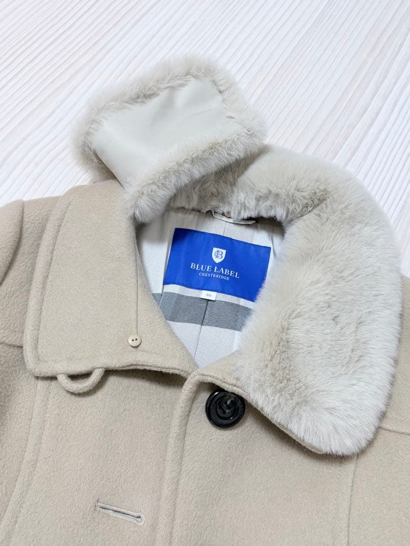 【BLUE LABEL CRESTBRIDGE】 　 -ベージュロングコート−