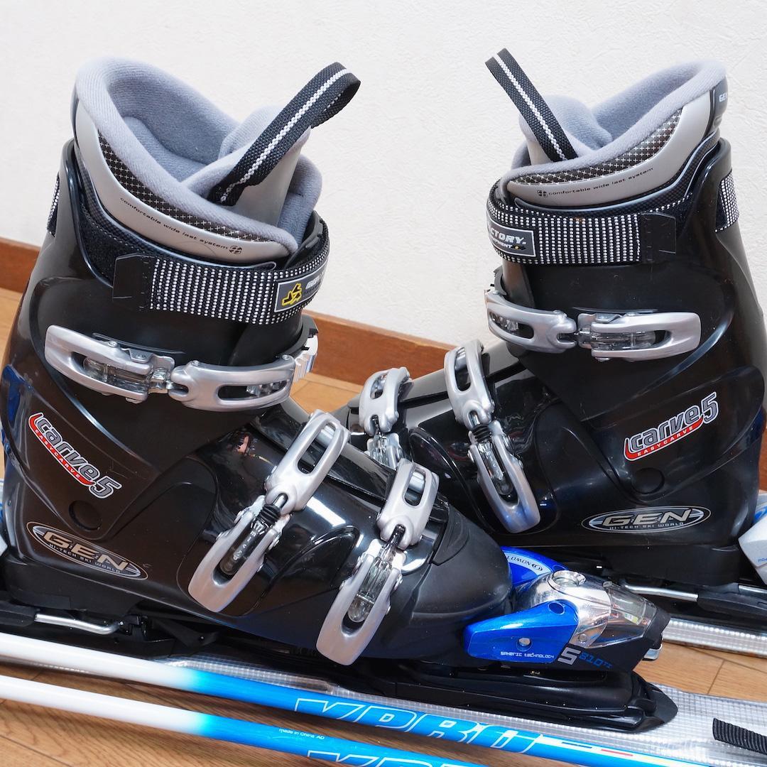 メンテ済 165cm 靴28～28.5cm SALOMONカービングスキーセット