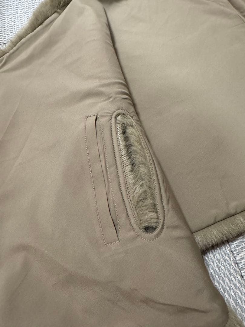 chiakioyama様専用JENNE リッチボリュームファーケープ ベージュ