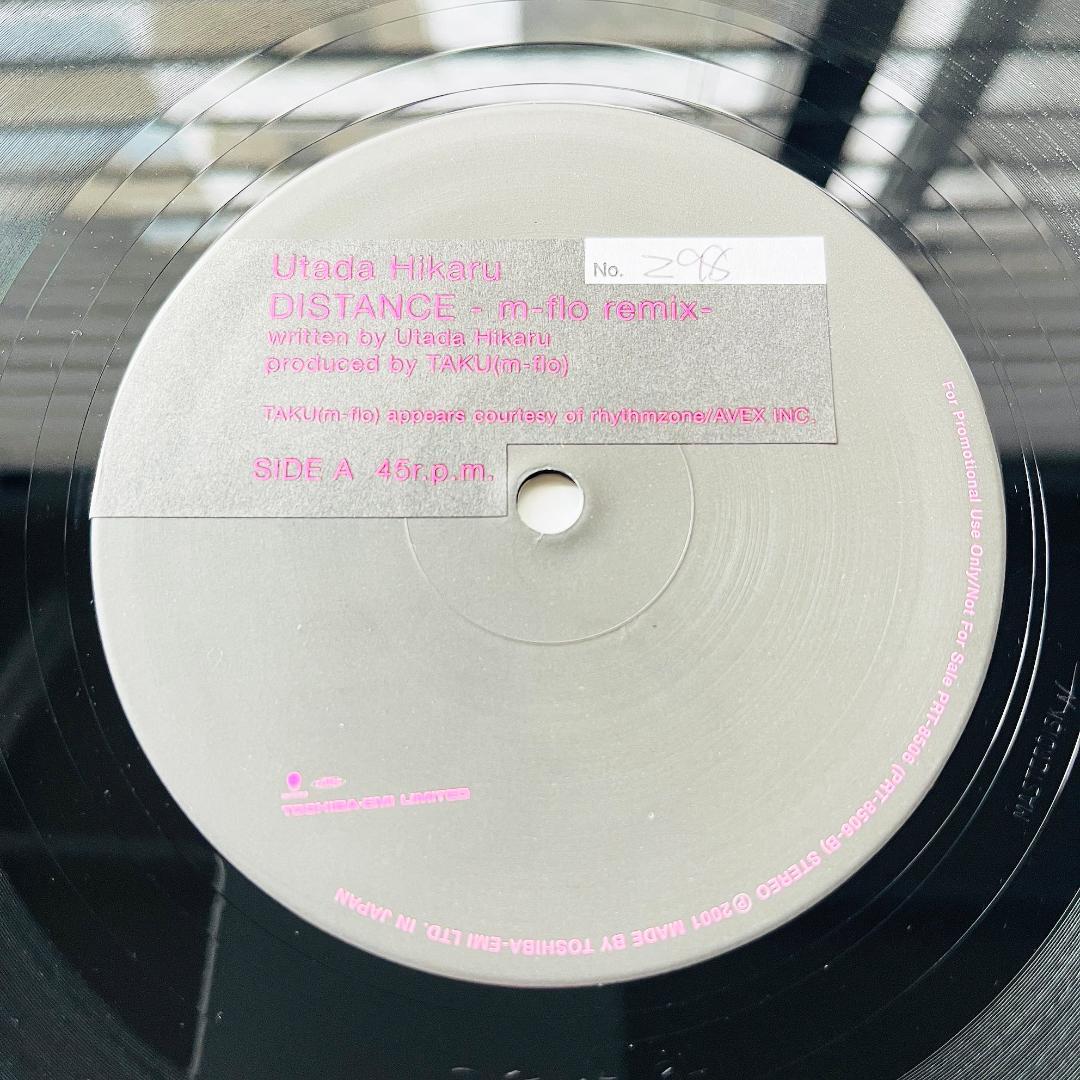 貴重プロモ盤12inchレコード 宇多田ヒカル DISTANCE - m-flo - メルカリ