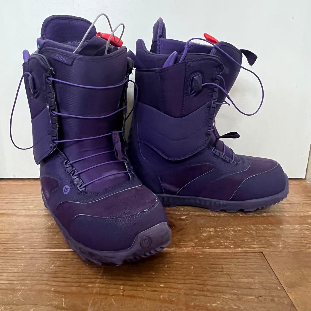 Burton ritual スノーボードブーツ 紫 women's 25.5 - メルカリ