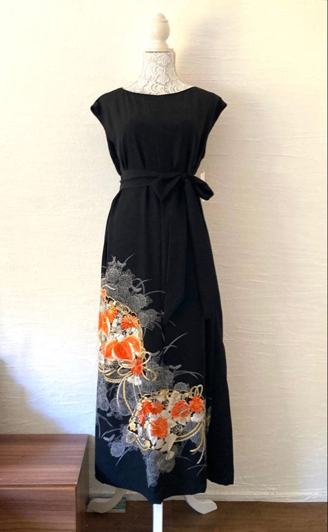 黒留袖リメイク フォーマルワンピース他3点セット - メルカリ