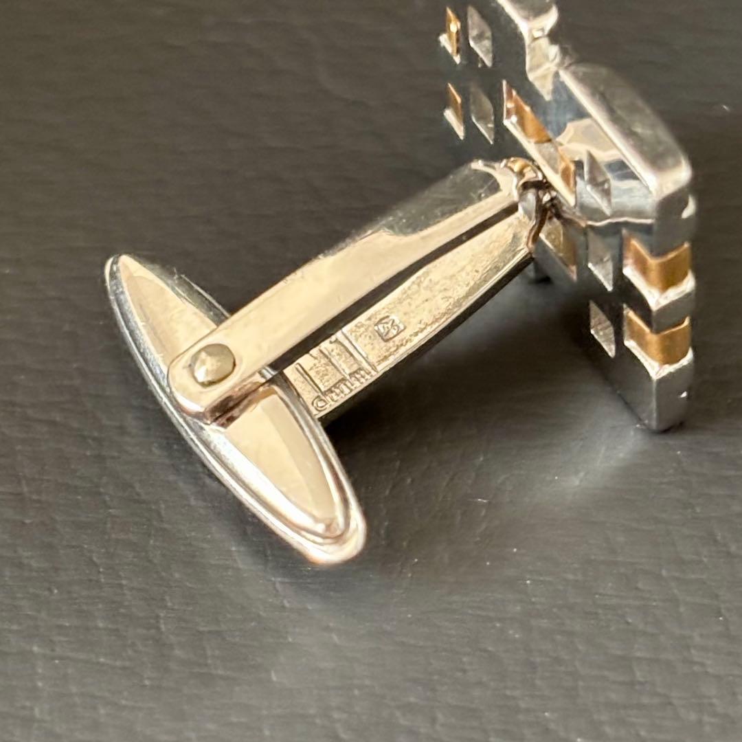 希少】【美品】【ダンヒル】時計駒 コマデザイン カフス ネクタイピン
