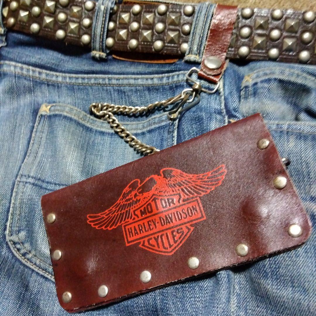 ハーレーダビッドソン スタッズ トラッカーウォレット - メルカリ