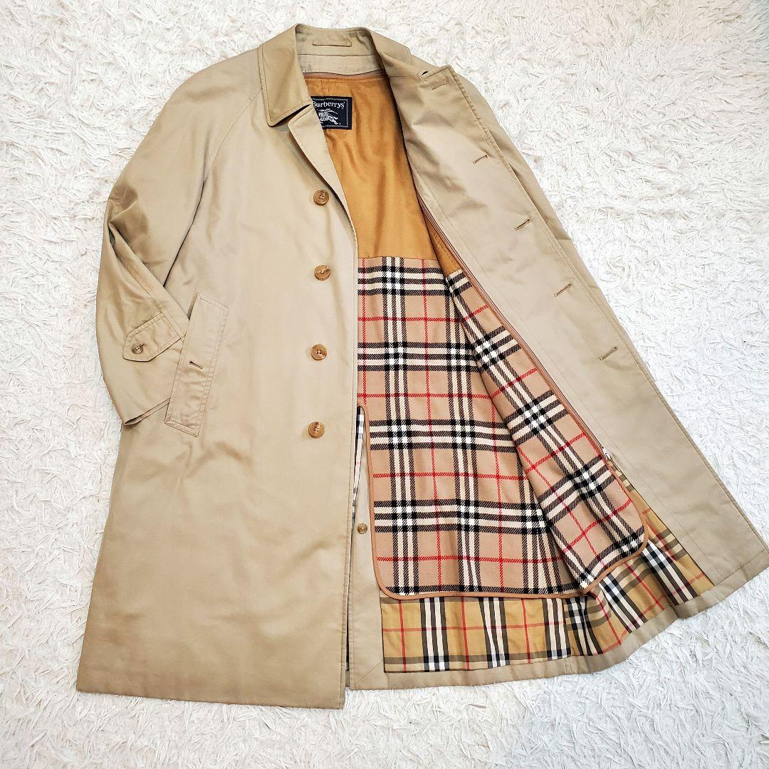 ライナー付 burberrys ベージュ トレンチコート 80's~90's ヴィンテージ バーバリー トレンチコート ベージュ 46