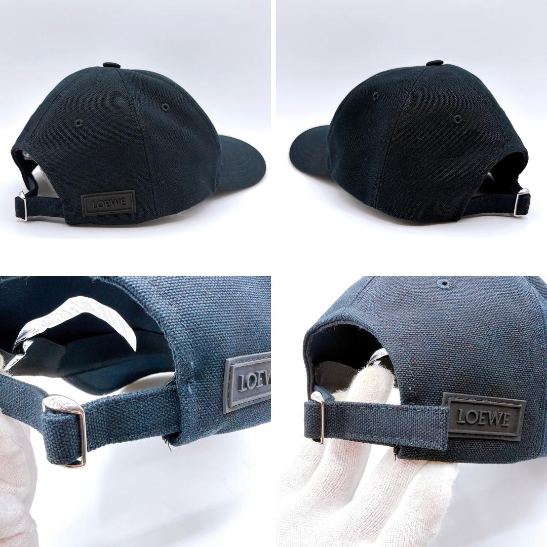 LOEWE ロエベ アナグラム キャップ 59 ブラック ロゴ - メルカリ