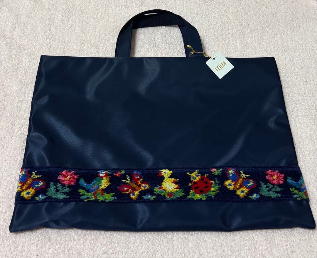 フェイラー 学校フェイラー ハイジ レッスンバッグ バッグ ネイビー