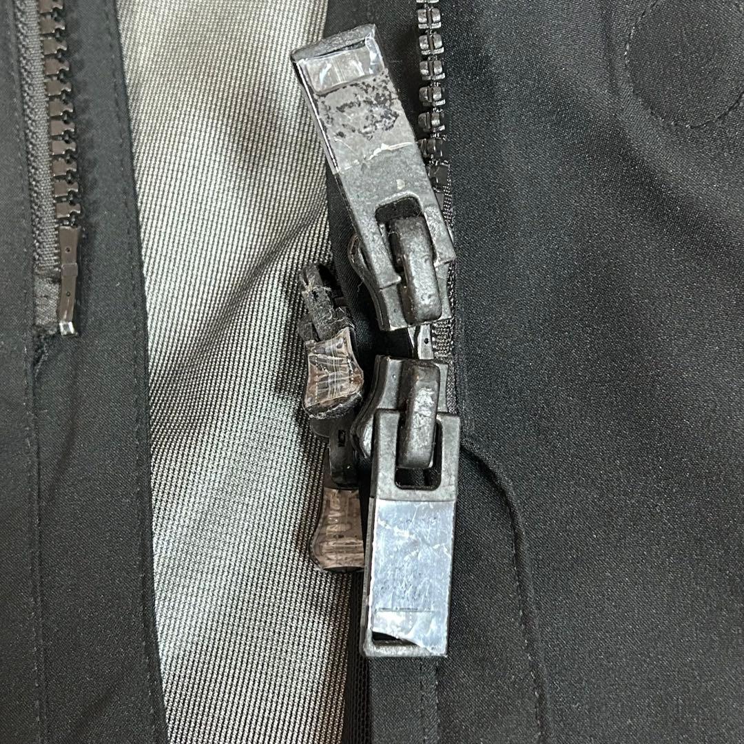 KRAKATAU ライナー付き ロングジャケット 防水 黒 キルティング S