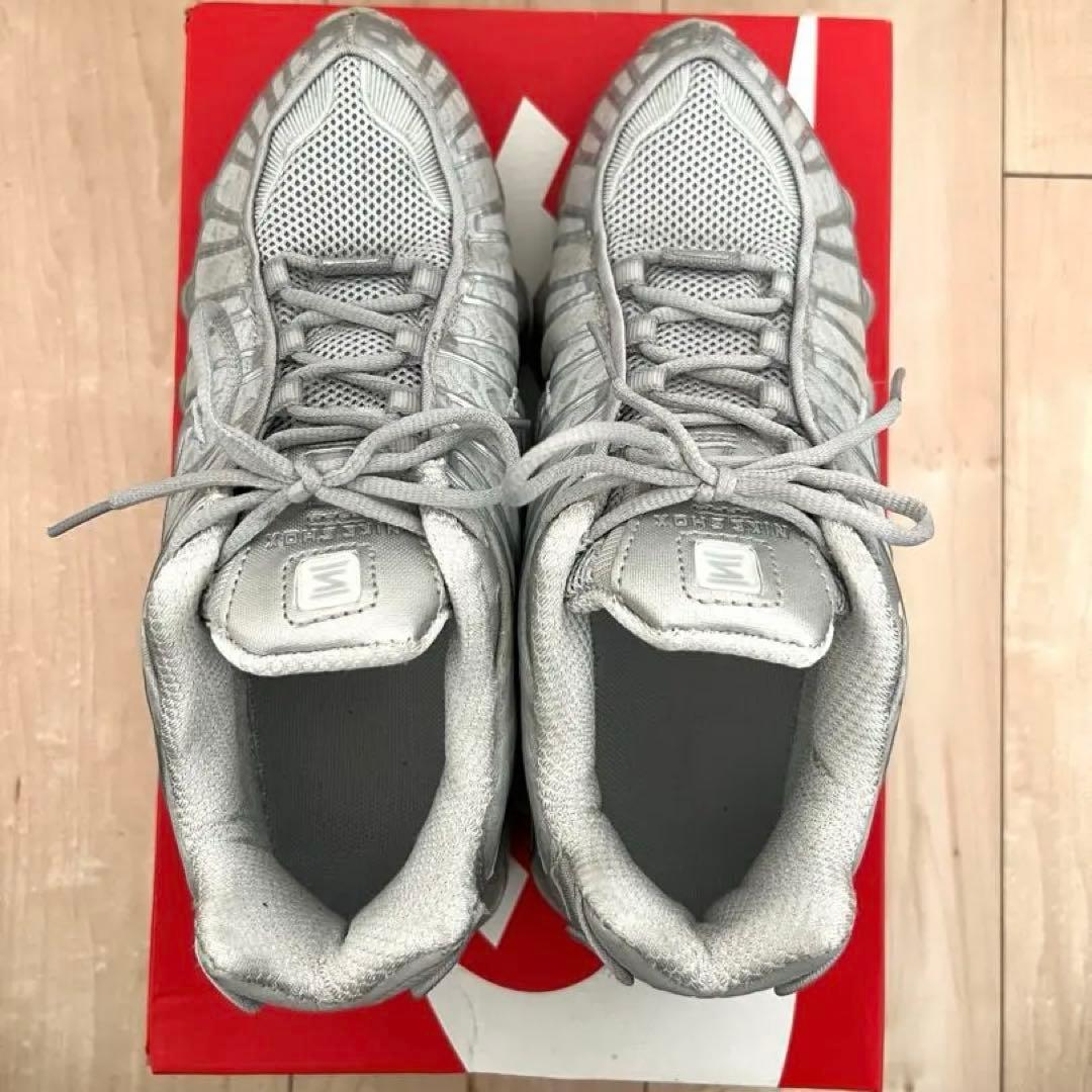 NIKE SHOXX TL 24.5cm シルバー