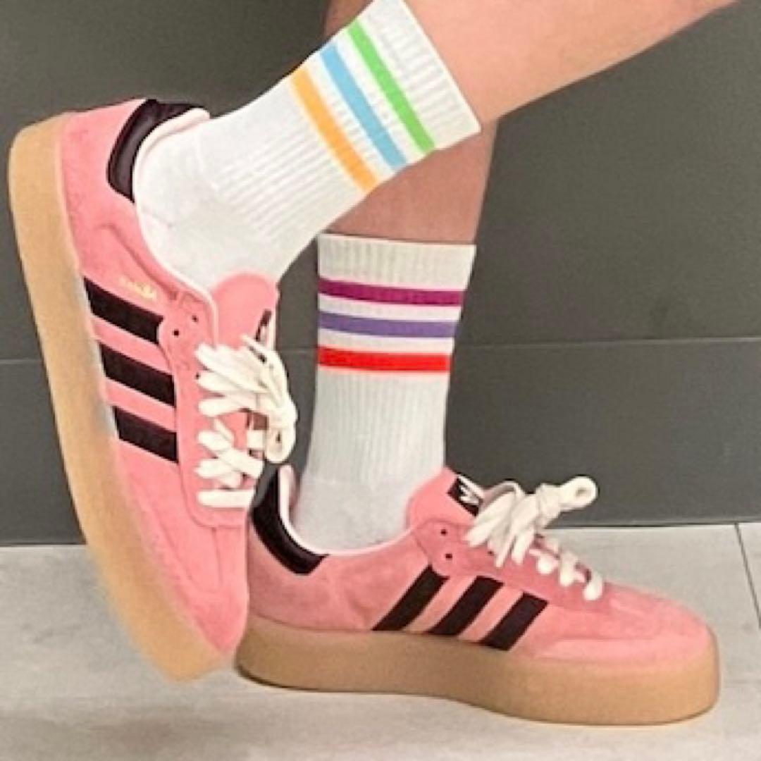 新品　アディダス　adidas Sambae　ピンク　スニーカー　23.5cm