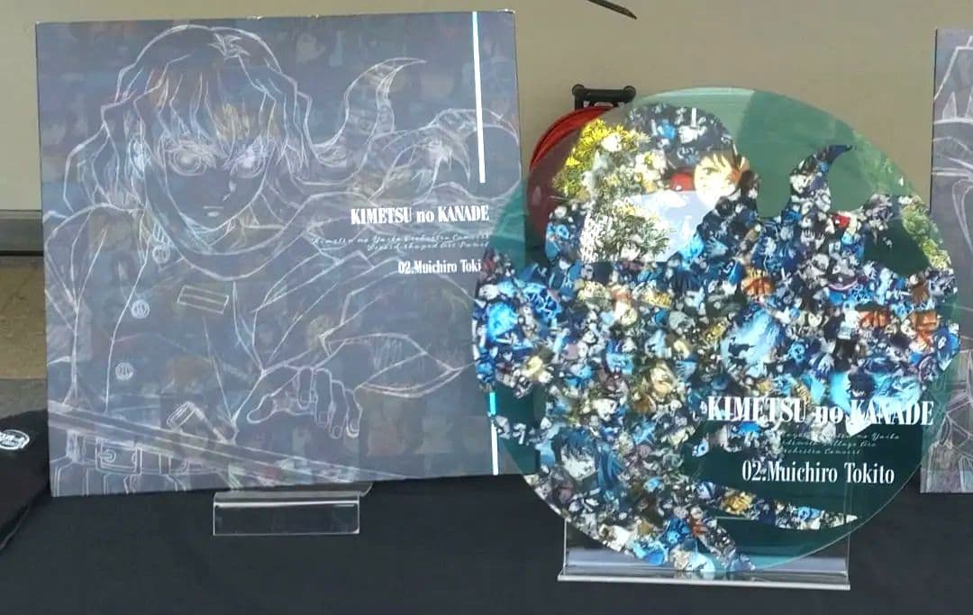 時透無一郎 鬼滅の刃 鬼滅の奏 レコード型アートパネル 奏 刀鍛冶の里