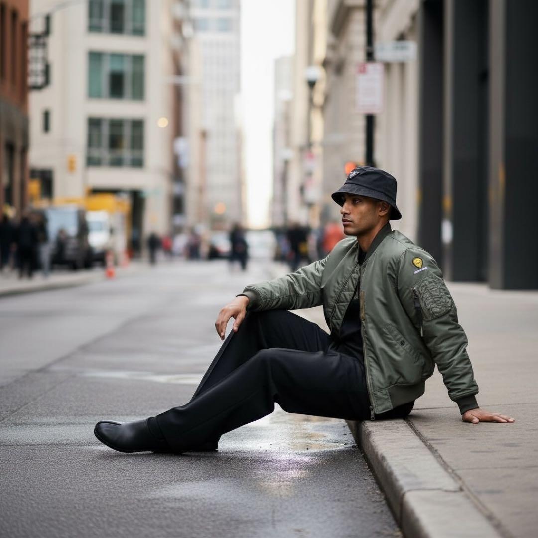 【c2】U.S.AIR FORCE MA-1 フライトジャケット BRONSON