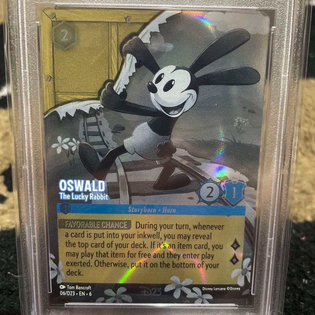 PSA10 Disney ディズニー ロルカナ ミッキー D23 オズワルド - メルカリ