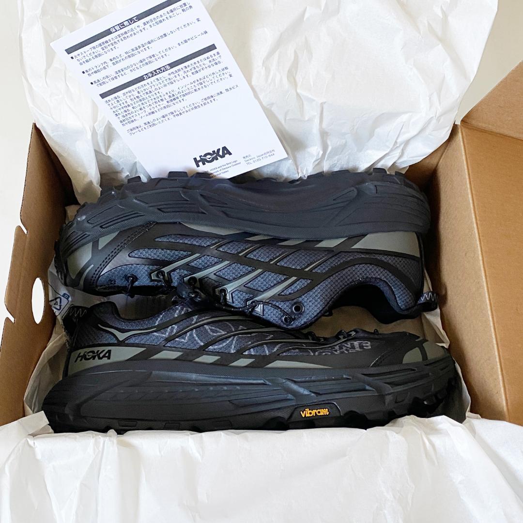新作 ホカ マファテ スリー2 ワードマーク 元箱入り 27.5cm 美品