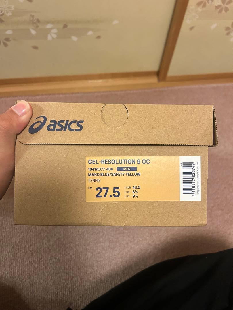 asics Gel-Resolution 9 OC 27.5cm オムニクレー