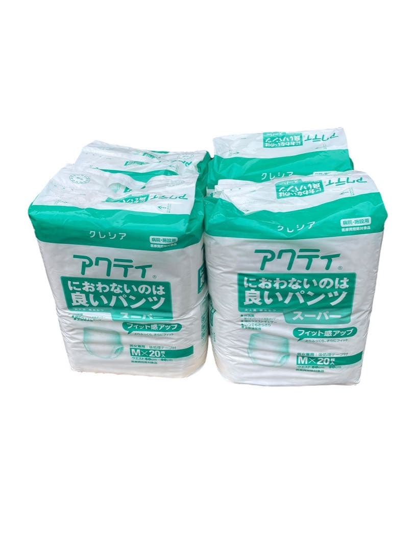 クレシア アクティ におわないのは良いパンツ スーパー M 20枚 4×4 アクティ におわないのは良いパンツ スーパー Mサイズ／20枚入（日本