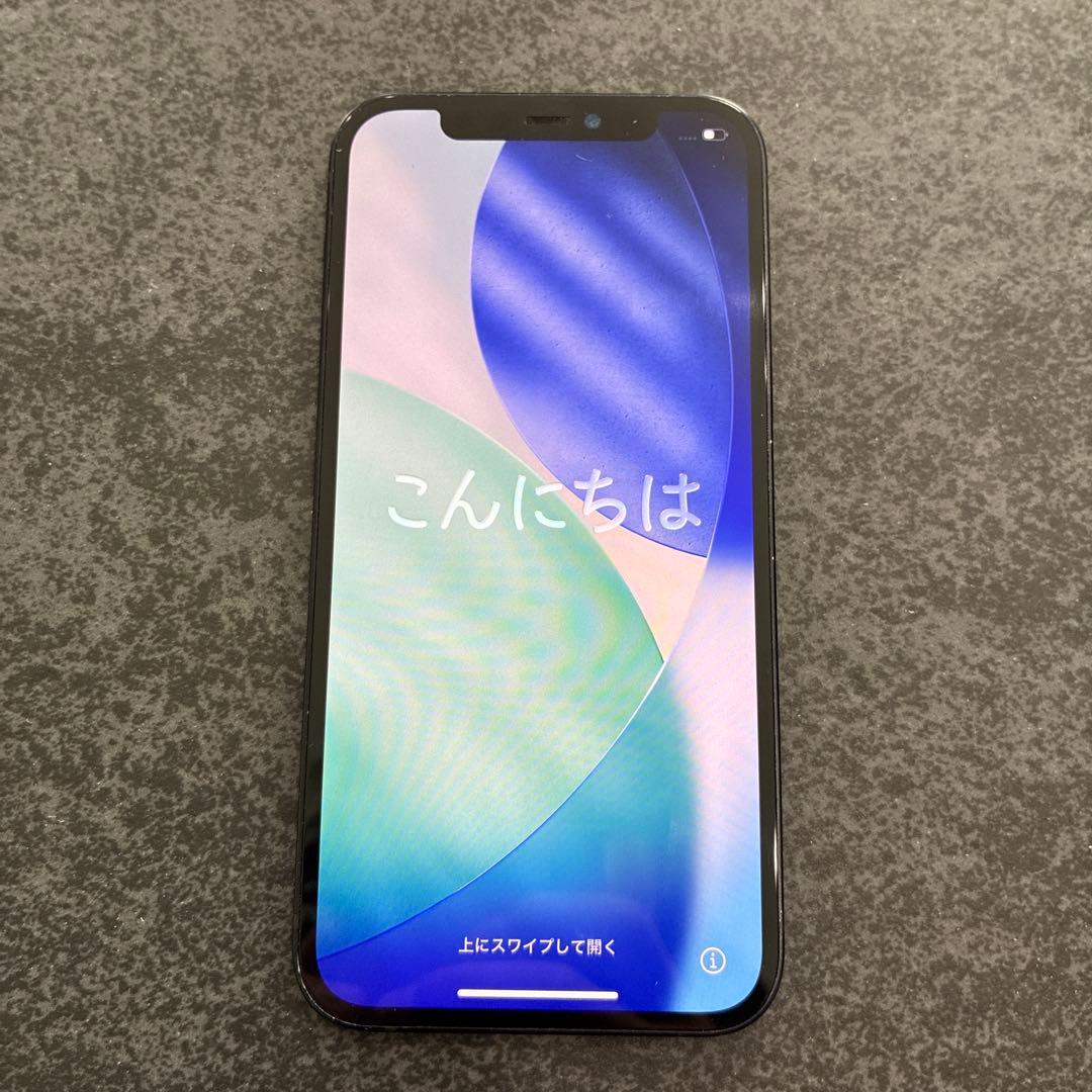 iPhone12 本体 128GB ブラック　バッテリー91% ip12mtm1329-1_wm.jpg