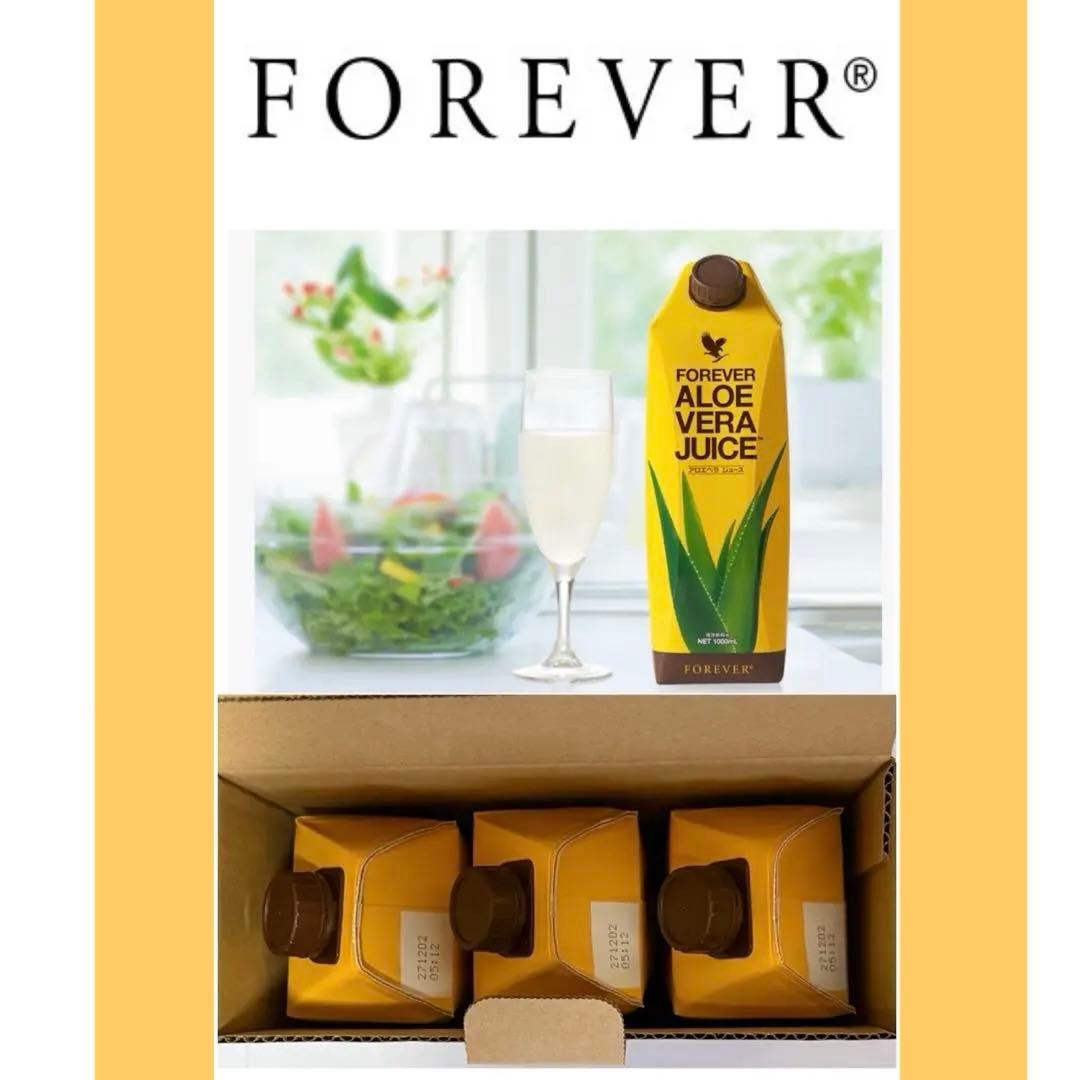 新品／フォーエバー アロエベラジュース 1000ml×3本セット - メルカリ