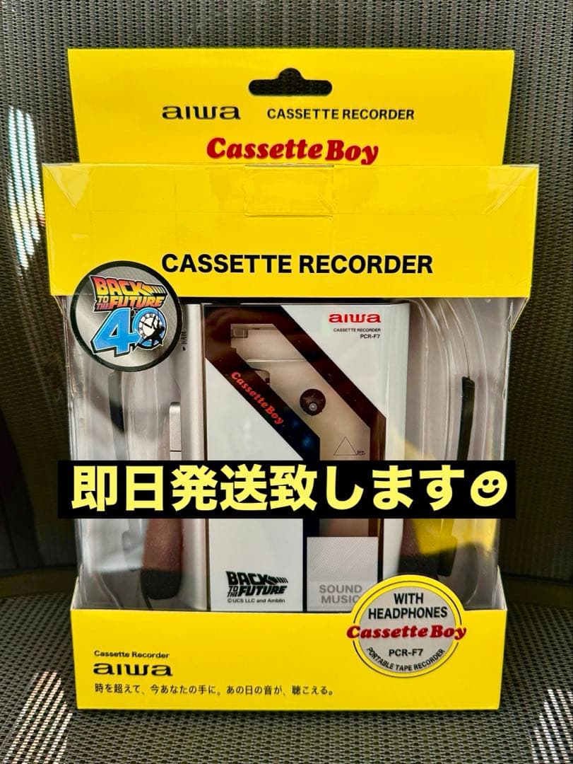 Back To The Future バックトゥザフューチャーカセットプレイヤー バックトゥザフューチャーのマーティが使っていた 『カセットラベル