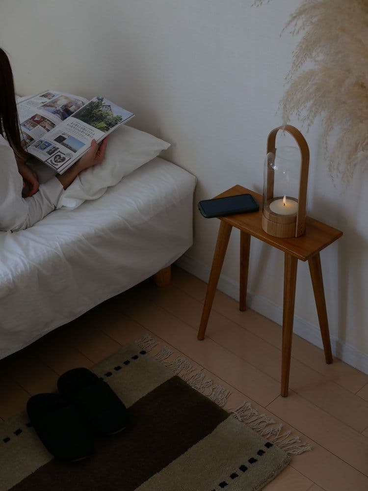 ひなたライフ Comore Sunチークスツール - メルカリ