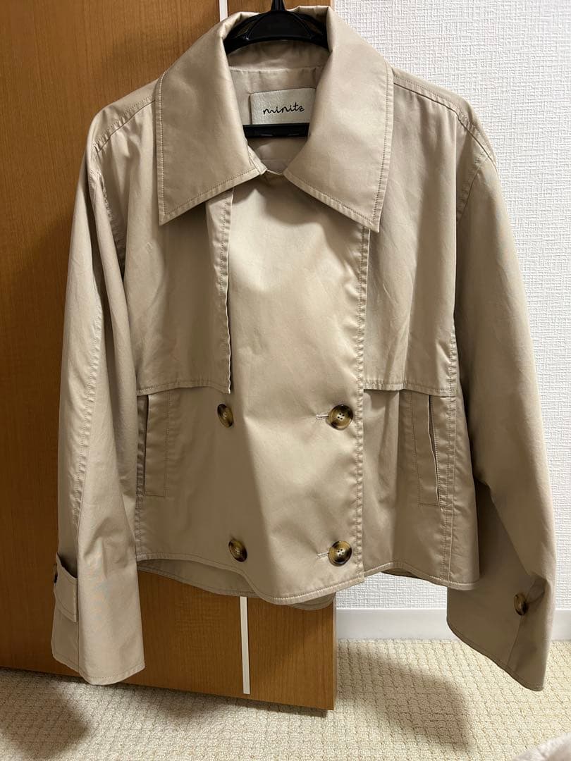 美品】MINITZ アパルトモン別注2024SSショートトレンチコート - メルカリ