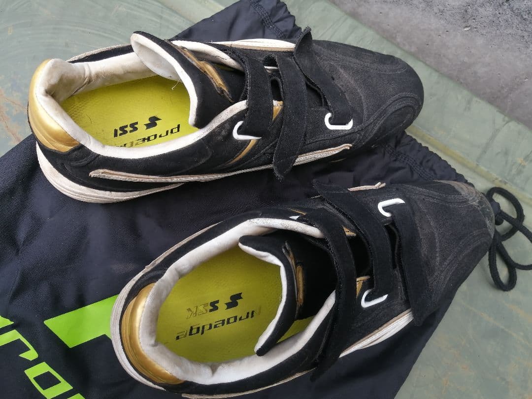 SSK プロエッジ スパイク ブロックソール 菊池モデル スウェード 黒/金