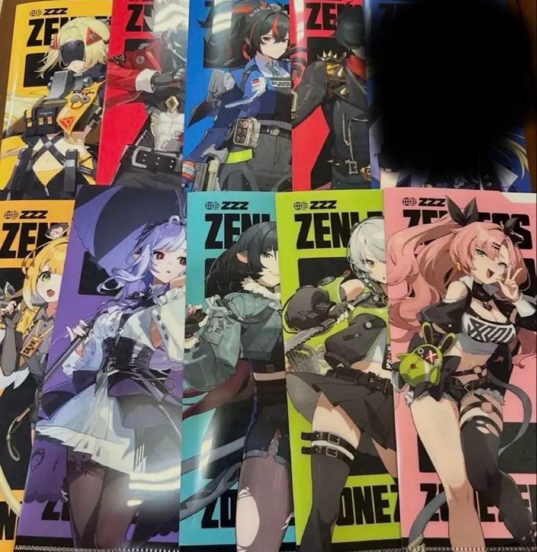 GiGO×ゼンレスゾーンゼロ ゼンゼロ 特典チケットファイル 9種類セット