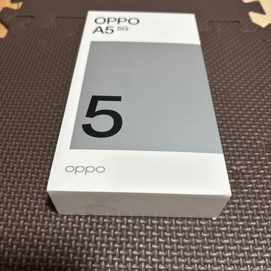 OPPO A5 5G 本体　ホワイト OPPO A 【新品未使用品】SIMフリー品 A5 5G [ホワイト]4GB/128GB AU/UQ